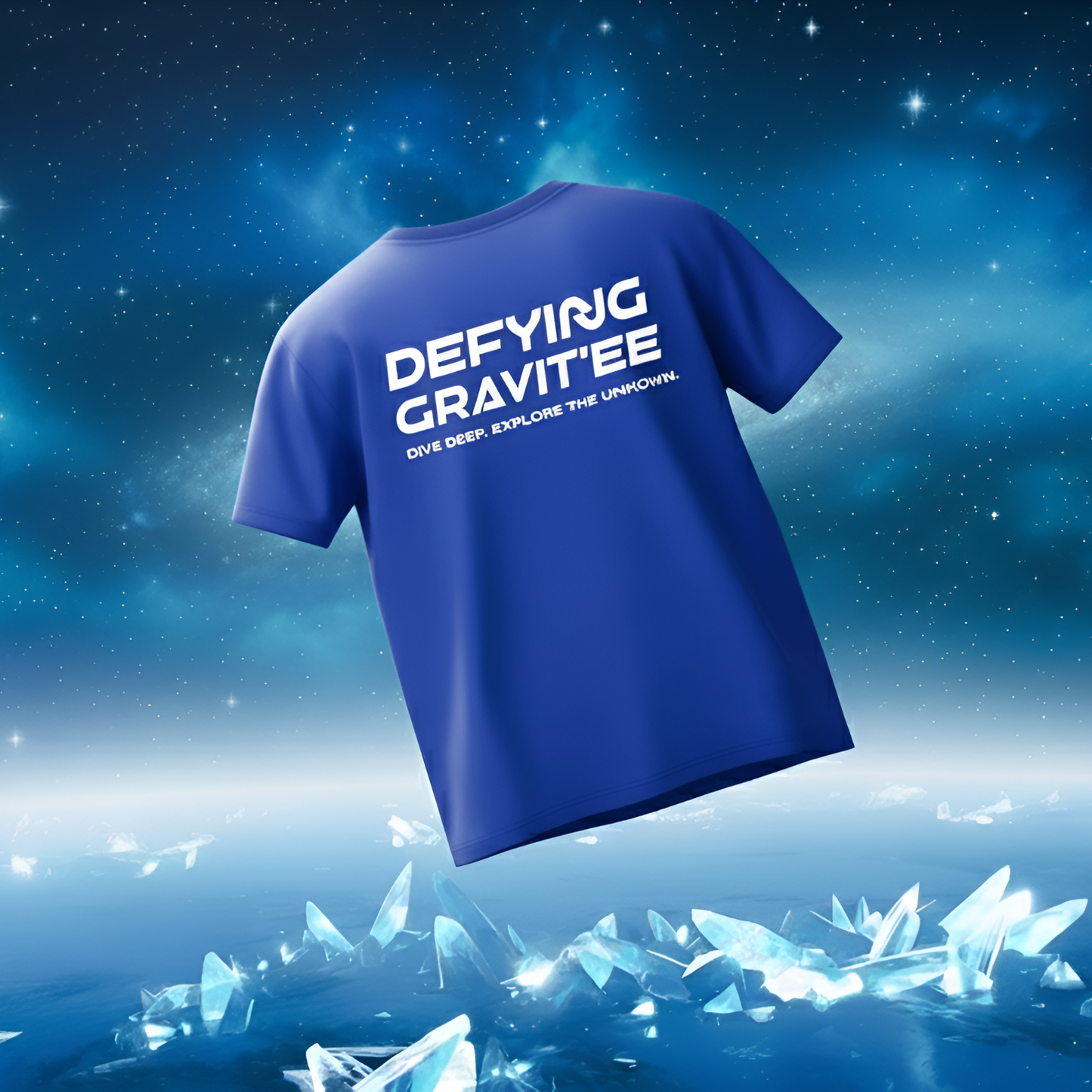 Defying Gravit’ee – Orbital Exploration Oversized Tee (240 GSM | DTF Print)
