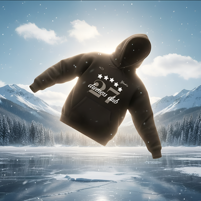Dreamers Club Hoodie — 320 GSM Heavyweight | DTF Printed