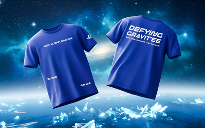 Defying Gravit’ee – Orbital Exploration Oversized Tee (240 GSM | DTF Print)